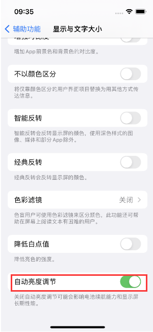 阳东苹果15维修店分享iPhone 15 Pro系列屏幕亮度 